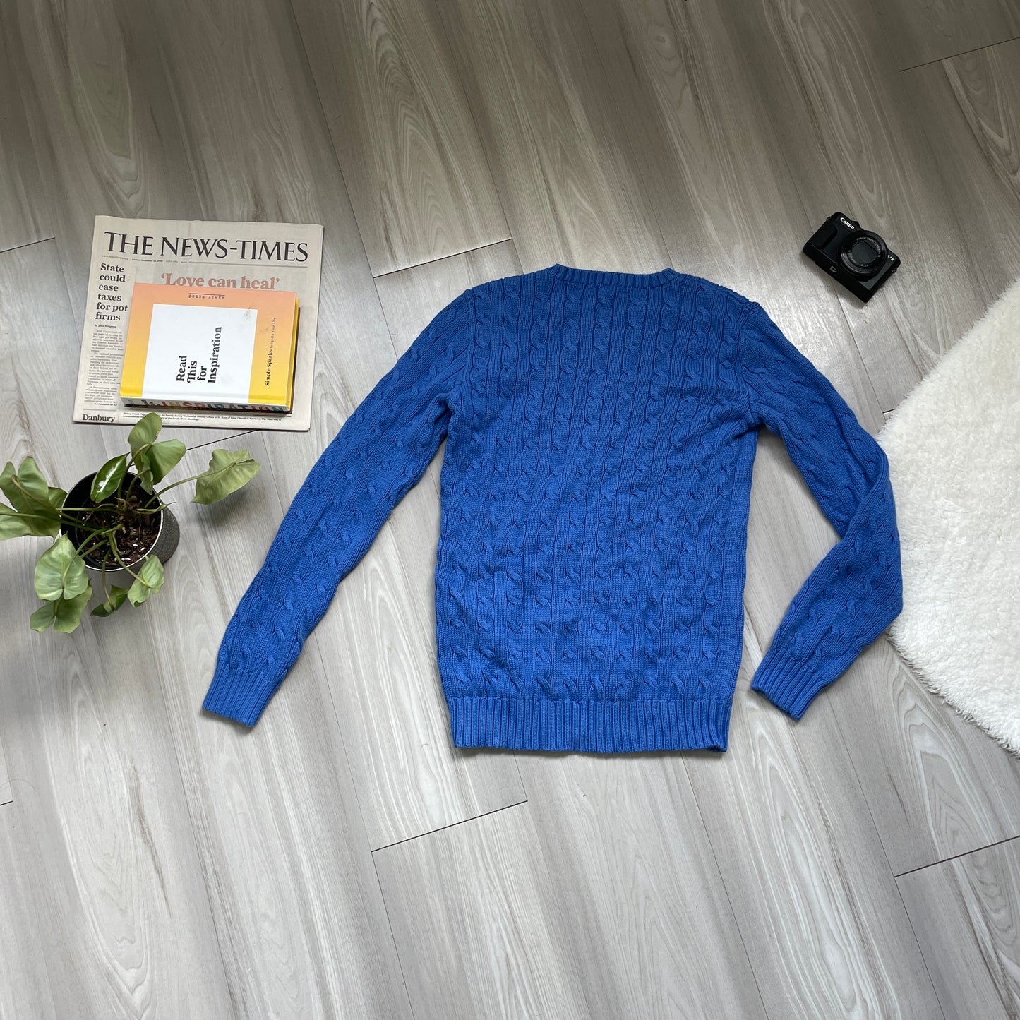 (M) Ralph Lauren Cable Knit Sweater